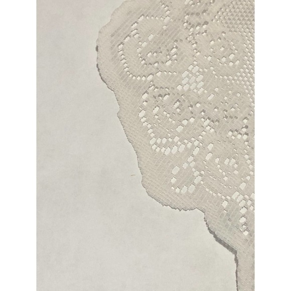 Vintage Lace Window Valance 59” wide x 33”long - Picture 6 of 7